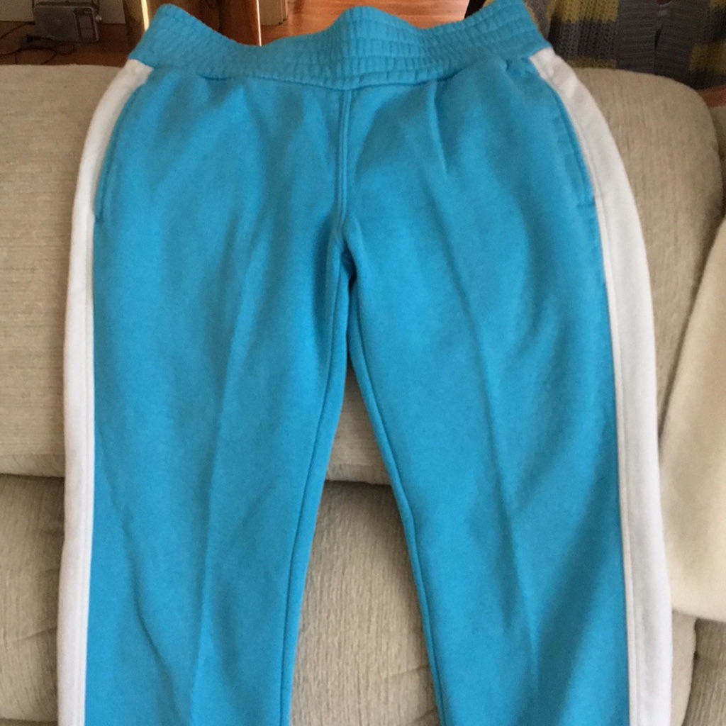 Nike Blue And White Sweatpants